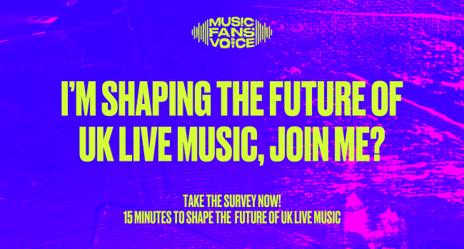 15 Minutes To Shape The Future of Live Music in the UK